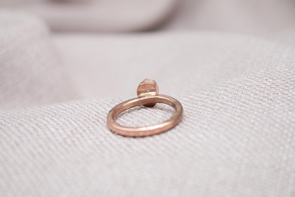 Raw Pyrite Ring 925 Sterling Silver Handmade Rustic Minimalist Gemstone Ring
