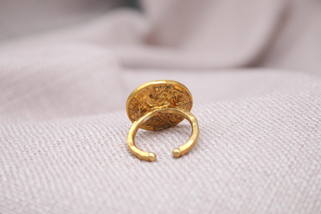 Alexander the Great Coin Signet Ring Sterling Silver Handmade Ancient Greek Ring