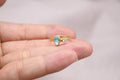 Handmade Blue Topaz Ring Sterling Silver Pear Gemstone Minimalist Statement Ring