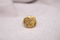 Handmade Apollo Bronze Coin Ring Sterling Silver Ancient Greek Signet Ring